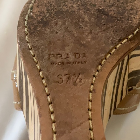 Prada Platform Sandals 37.5 - Picture 6 of 7